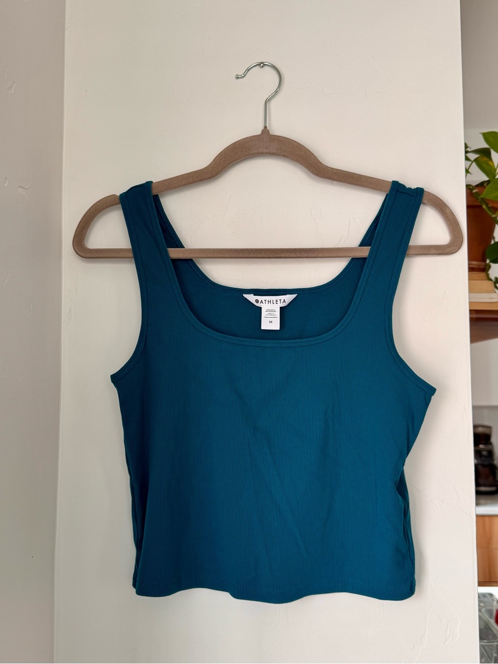 Athleta Cropped Tank- Teal